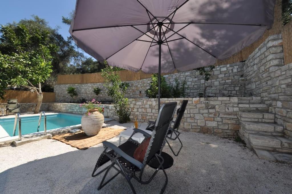 Villa Paxos Adamantia With Private Pool Gaios Exterior photo